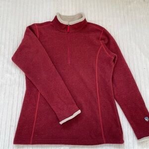Kuhl Alfpaca Women’s Fleece 1/4 Zip Pullover Sweater | Size L